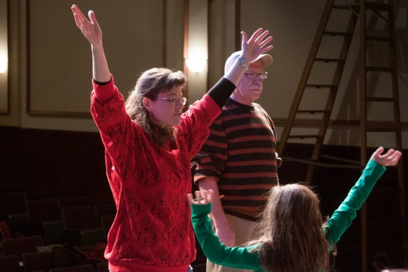 Photo Flash: Sneak Peek at Rehearsals for A MUSICAL CHRISTMAS CARD  Image