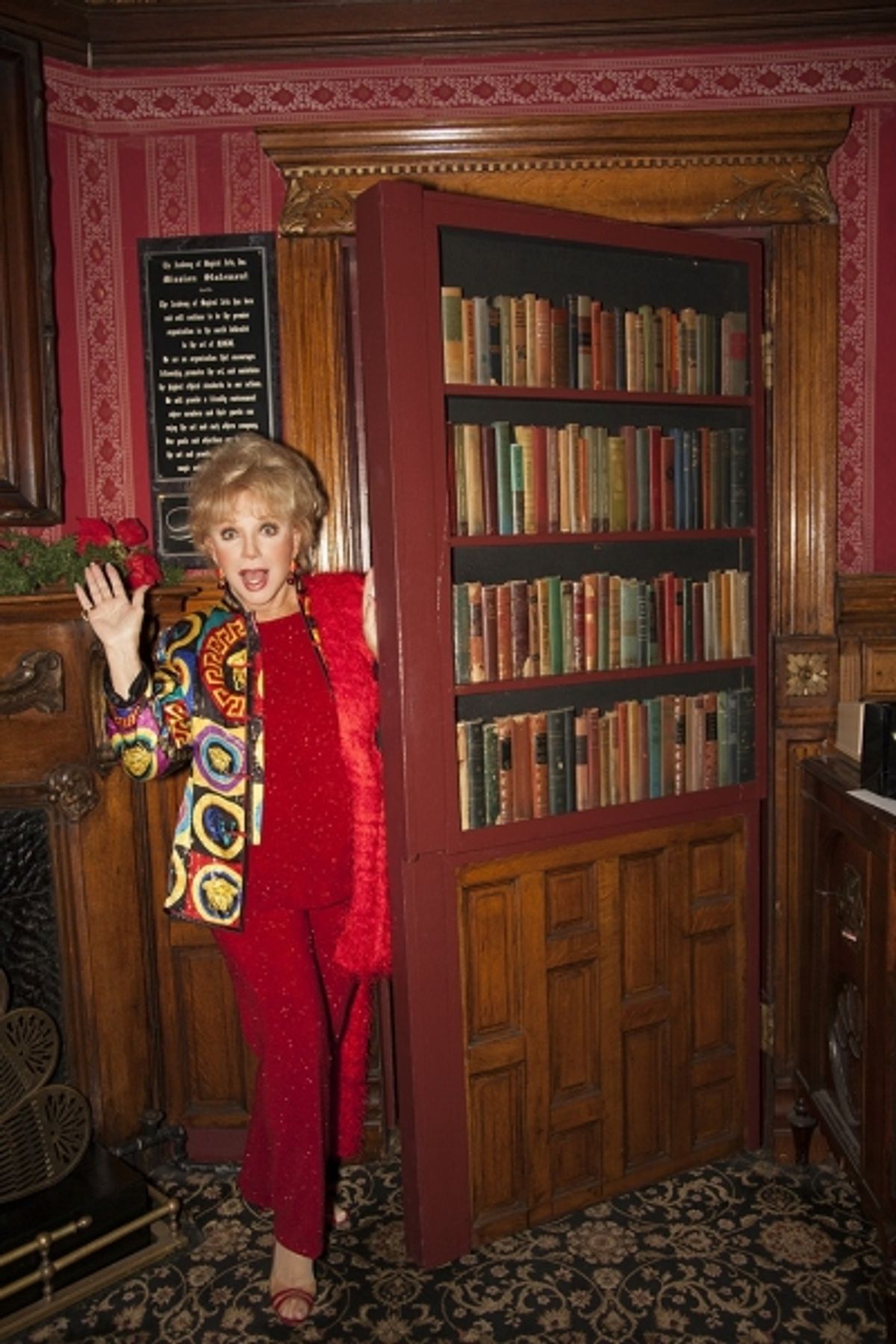 Star of stage and screen, Ruta Lee, finds a secret passage of her own. at 