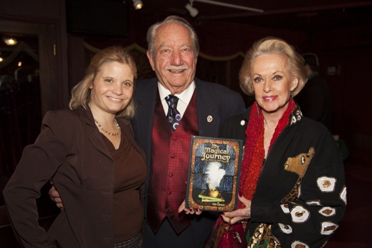 Erika Larsen, Milt Larsen and Tippi Hedren at 