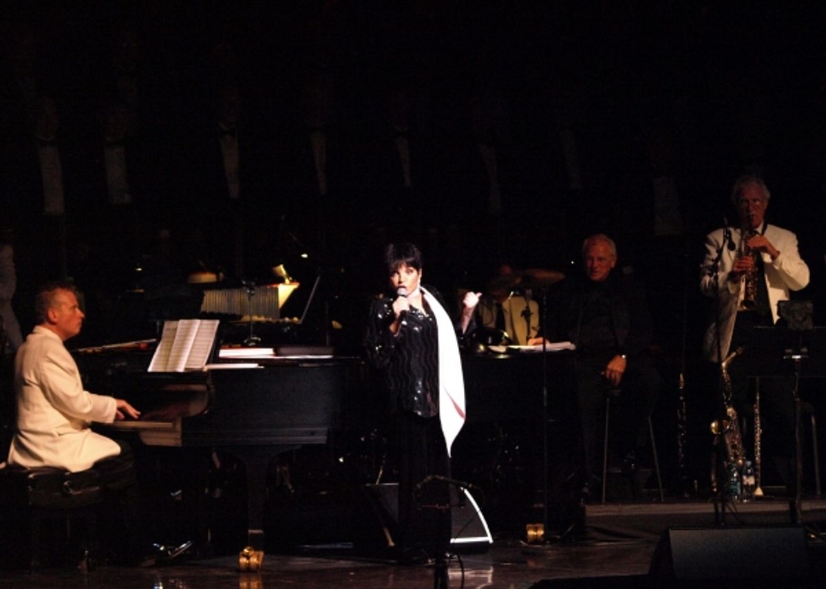 Liza Minnelli and Billy Stritch with MenAlive at 