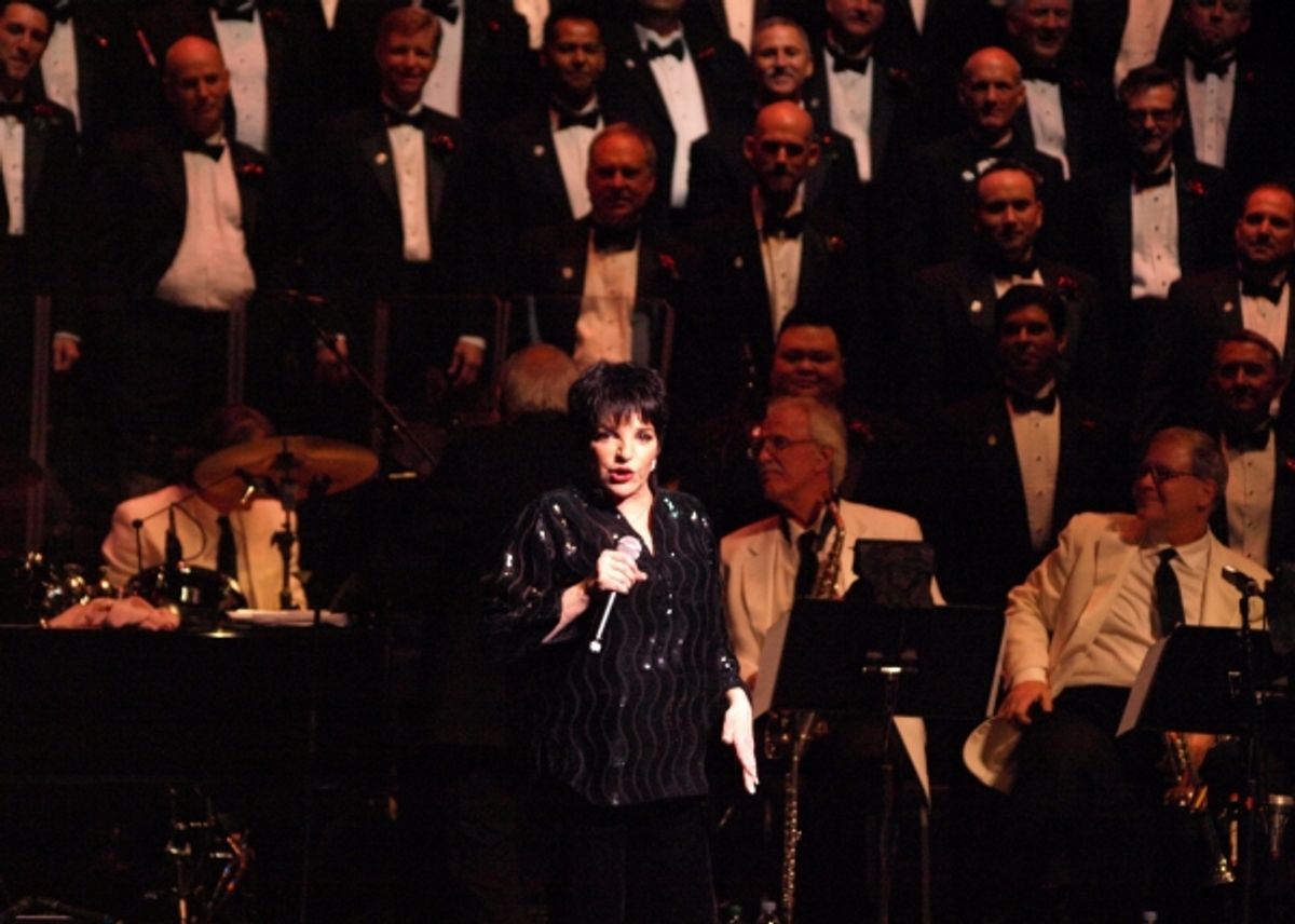 Liza Minnelli and MenAlive at 
