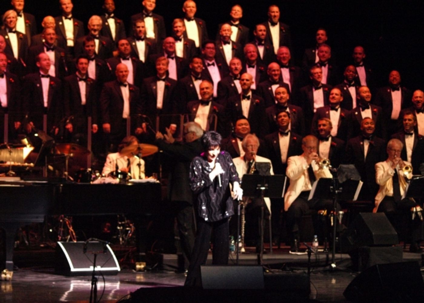 Photo Coverage: Liza Minnelli with MenAlive in A WINTER SPECTACULAR Opening Night at Segerstrom Hall Photo Coverage: Liza Minnelli with MenAlive in A WINTER SPECTACULAR Opening Night at Segerstrom Hall Image