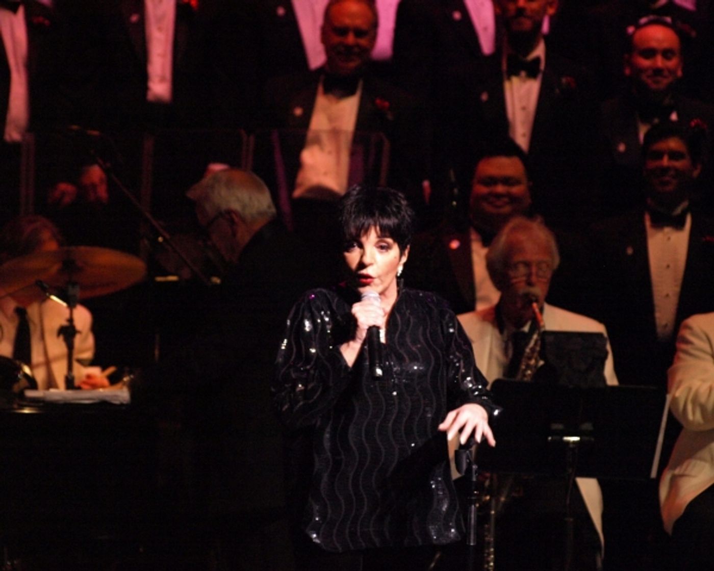 Photo Coverage: Liza Minnelli with MenAlive in A WINTER SPECTACULAR Opening Night at Segerstrom Hall Photo Coverage: Liza Minnelli with MenAlive in A WINTER SPECTACULAR Opening Night at Segerstrom Hall Image