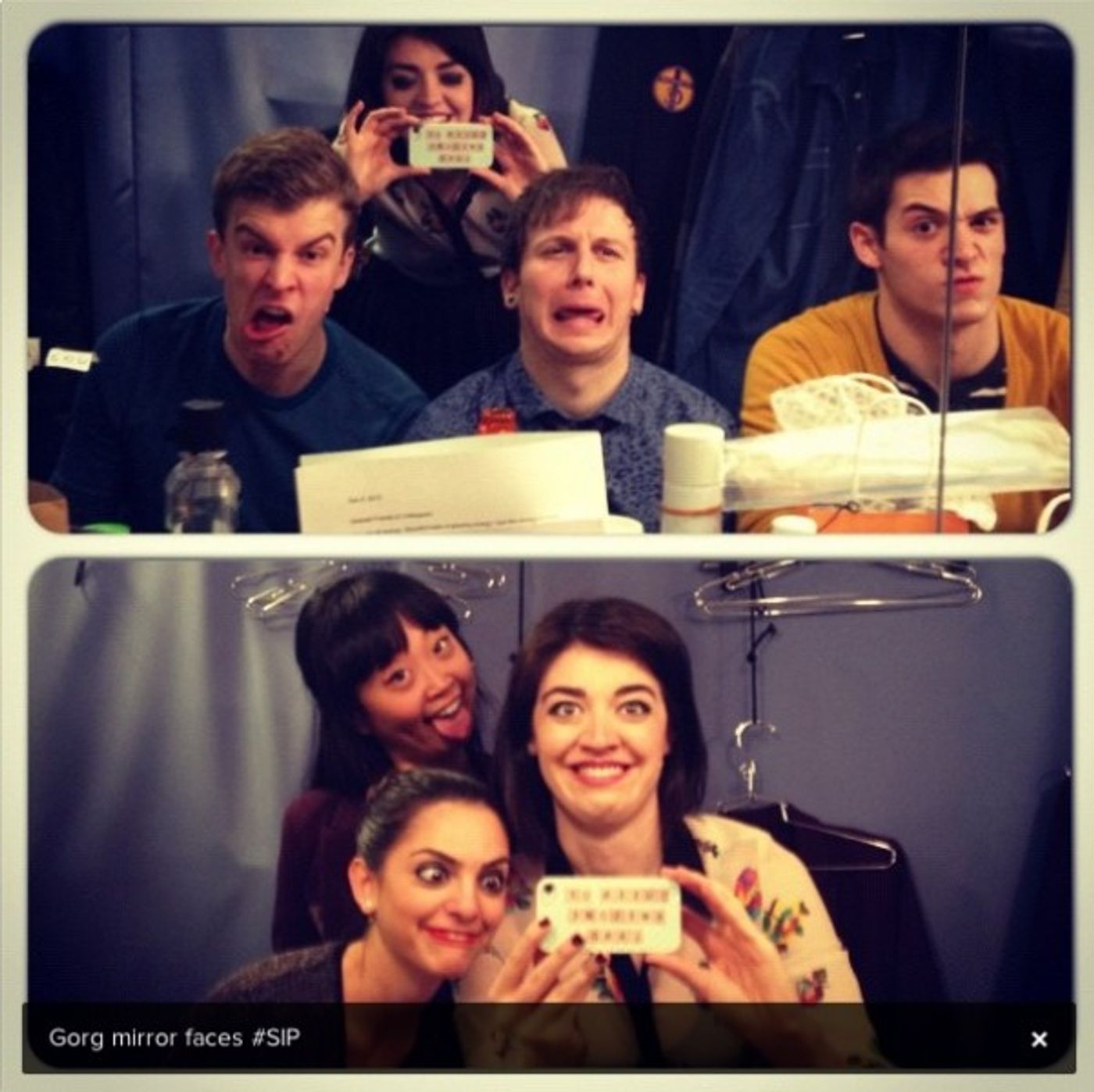 Photo Flash: Saturday Intermission Pics, Dec 15 - NEWSIES, EVITA Send Thoughts to Newtown, SantaCon & More!  Image