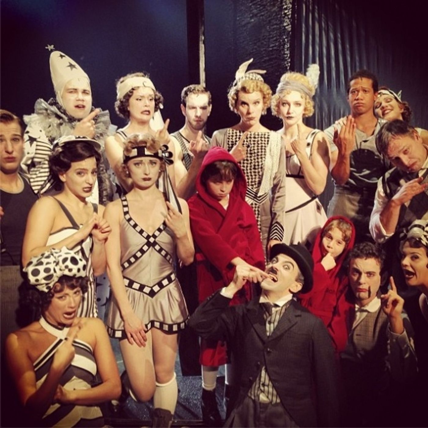 Photo Flash: Saturday Intermission Pics, Dec 15 - NEWSIES, EVITA Send Thoughts to Newtown, SantaCon & More! Image