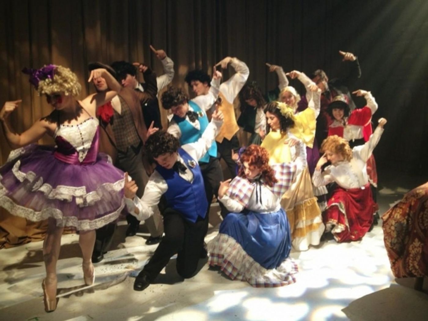 Photo Flash: Saturday Intermission Pics, Dec 15 - NEWSIES, EVITA Send Thoughts to Newtown, SantaCon & More! Image