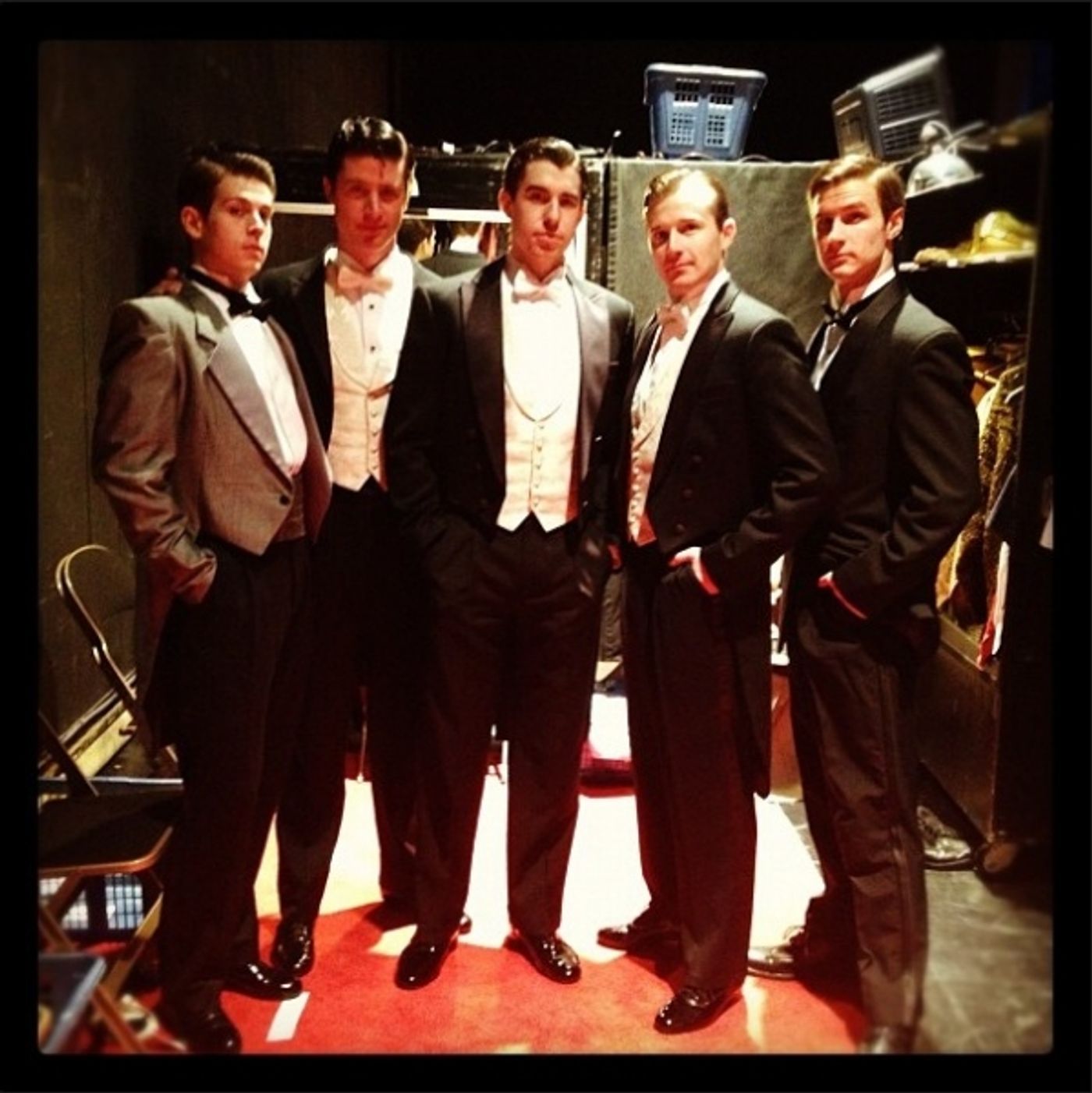 Photo Flash: Saturday Intermission Pics, Dec 15 - NEWSIES, EVITA Send Thoughts to Newtown, SantaCon & More! Image