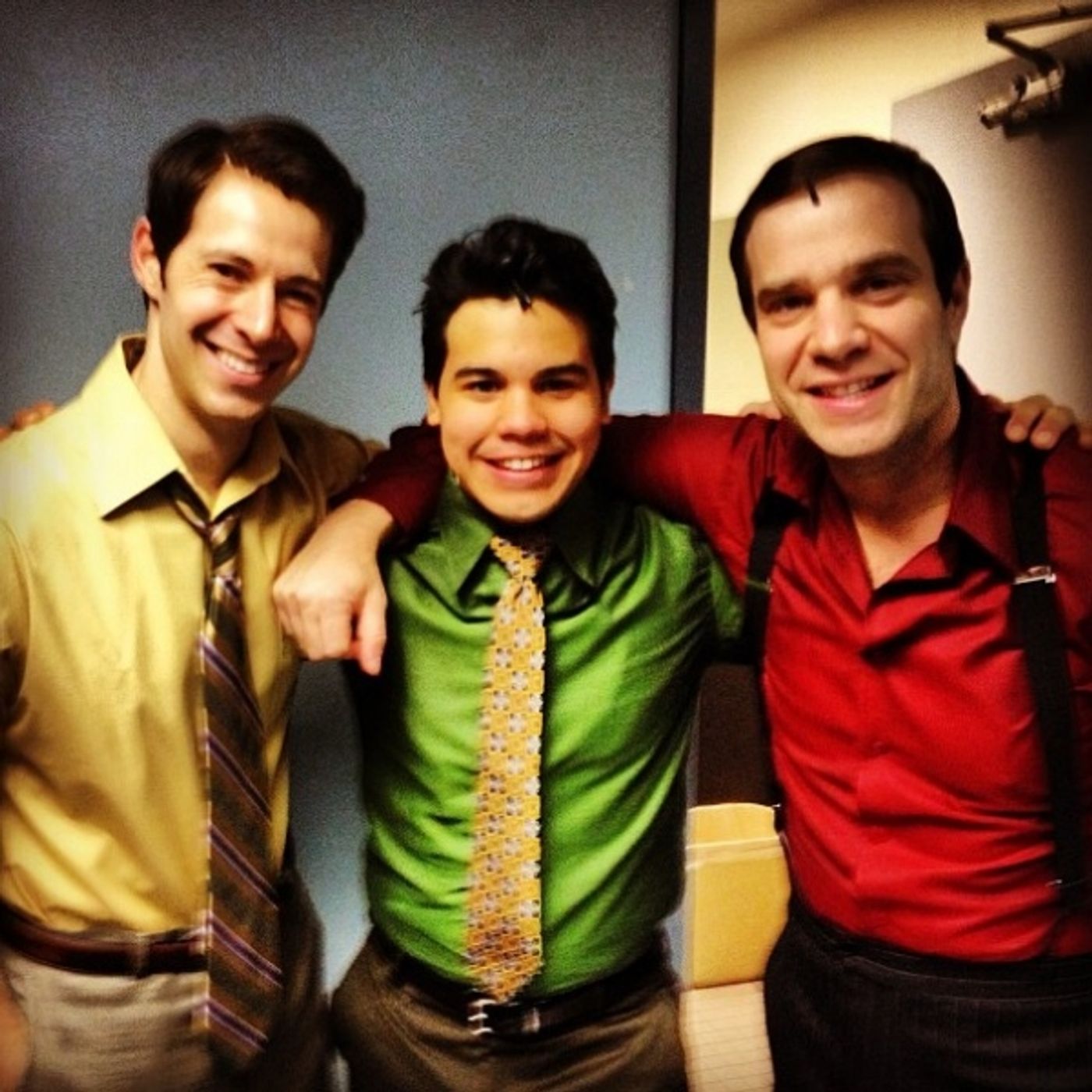 Photo Flash: Saturday Intermission Pics, Dec 15 - NEWSIES, EVITA Send Thoughts to Newtown, SantaCon & More! Image
