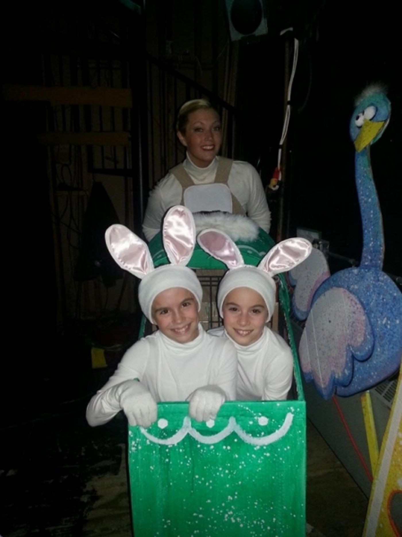 Photo Flash: Saturday Intermission Pics, Dec 15 - NEWSIES, EVITA Send Thoughts to Newtown, SantaCon & More! Image
