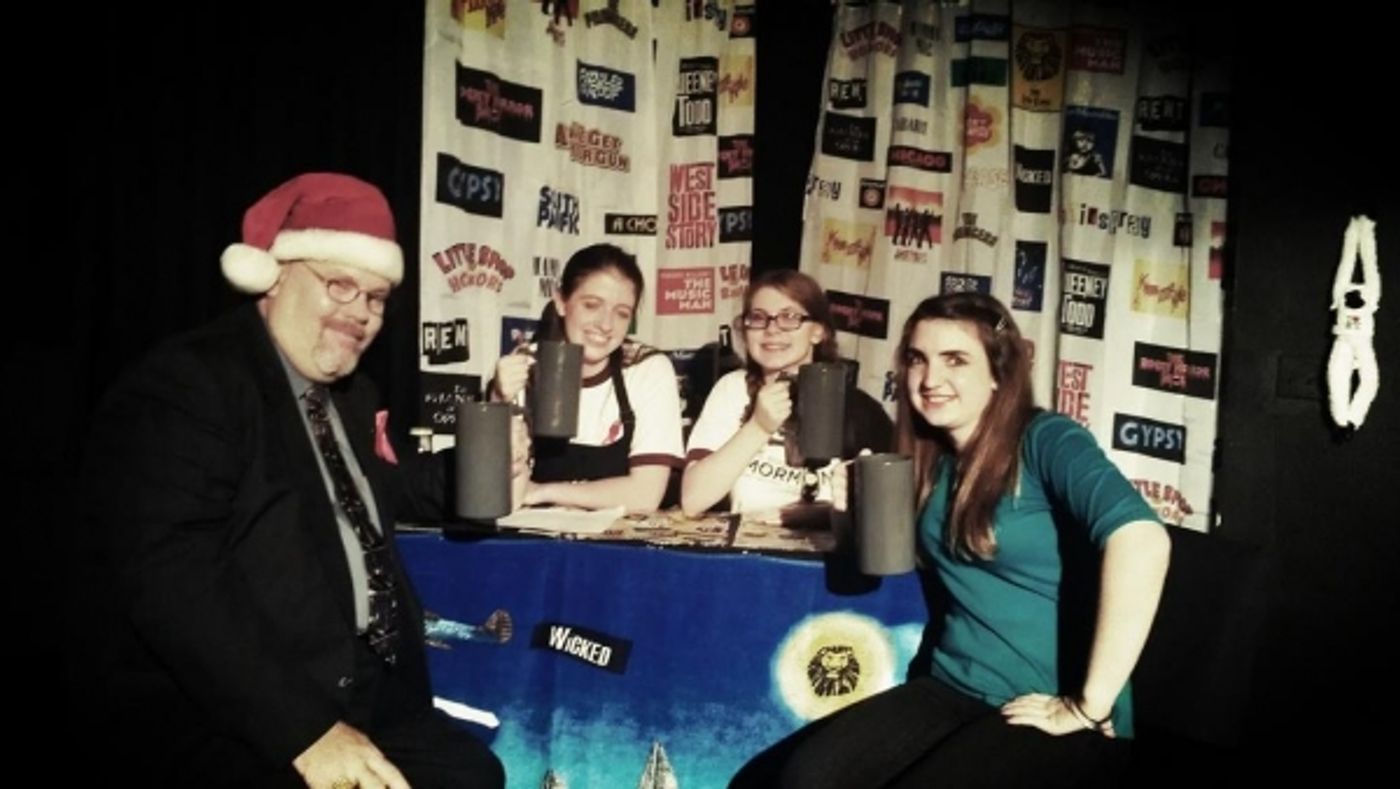 Photo Flash: Saturday Intermission Pics, Dec 15 - NEWSIES, EVITA Send Thoughts to Newtown, SantaCon & More! Image
