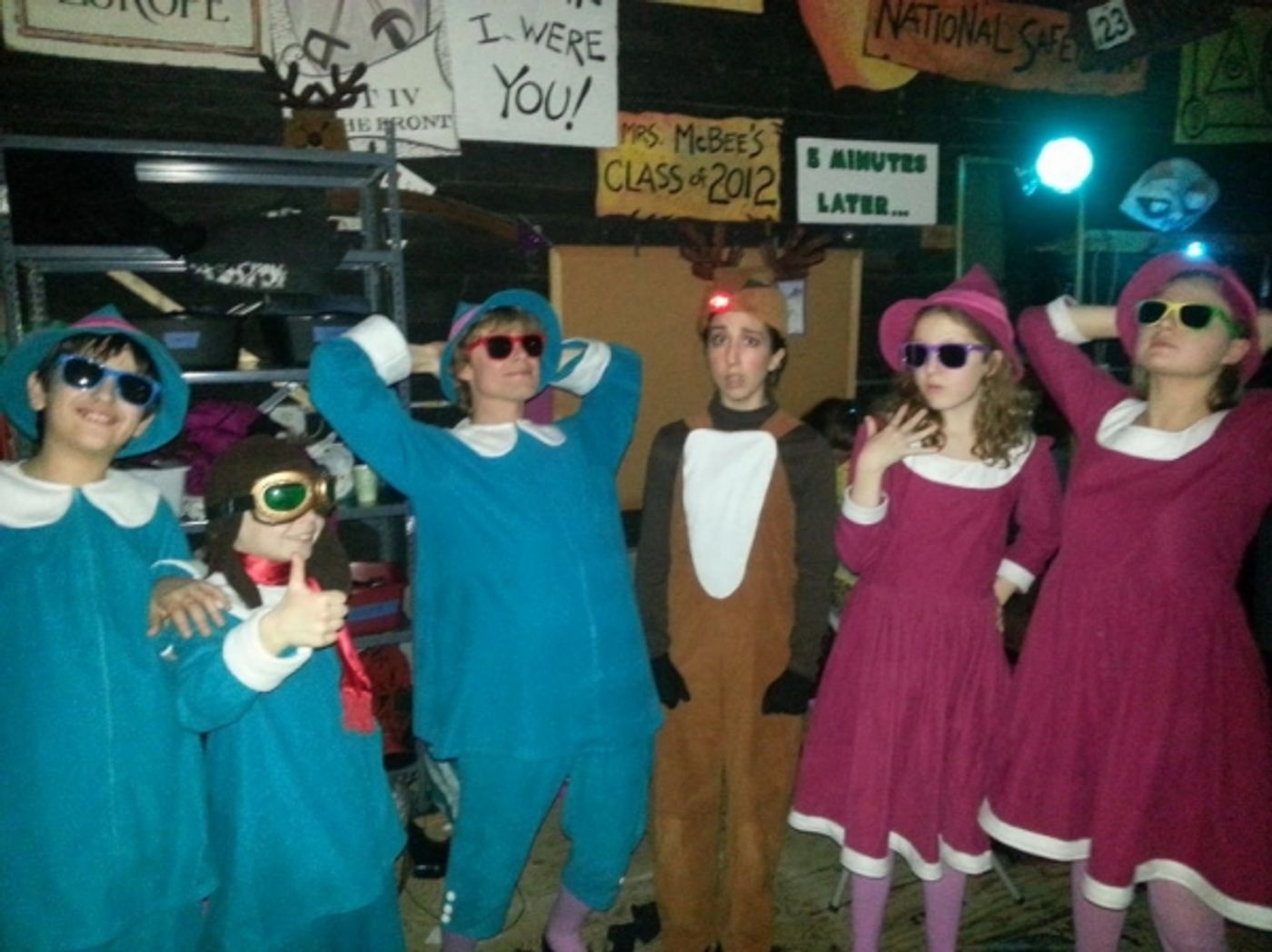 Photo Flash: Saturday Intermission Pics, Dec 15 - NEWSIES, EVITA Send Thoughts to Newtown, SantaCon & More! Image