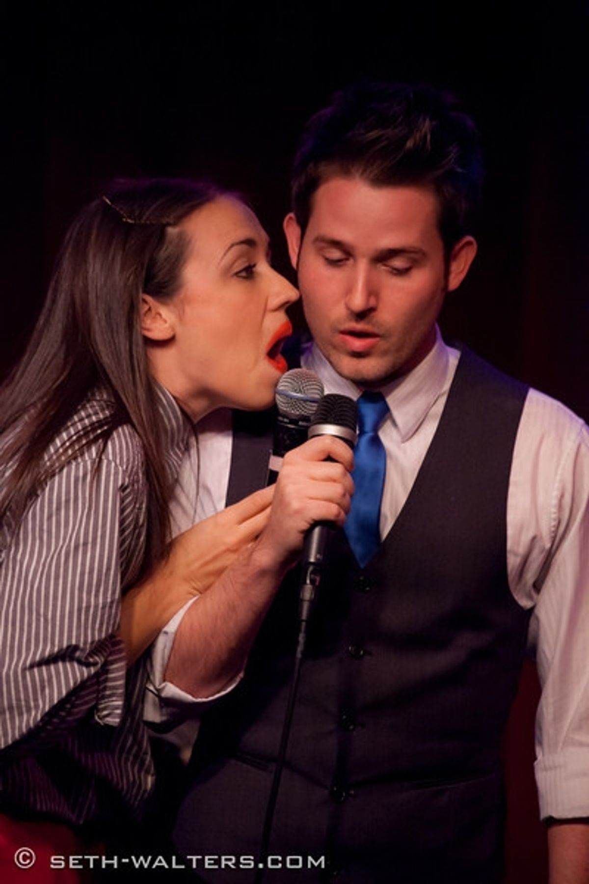 Miranda Sings and Joshua David Evans at 