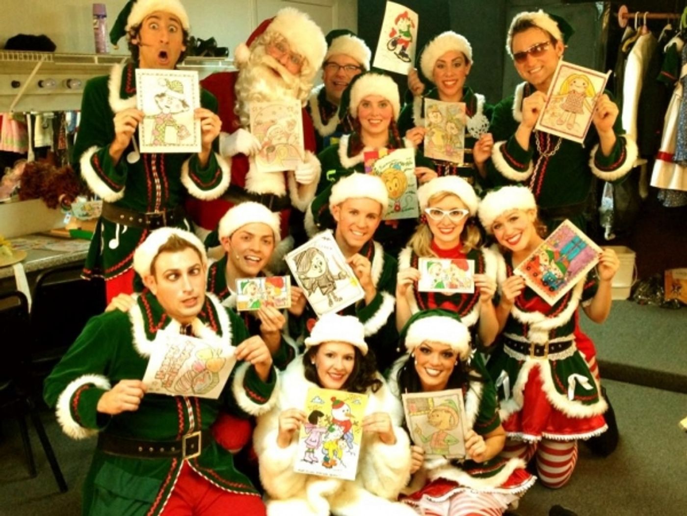 Photo Flash: Saturday Intermission Pics, Dec 15, Part 2 - More Heartfelt Newtown Tributes and Christmas Cheer!  Image