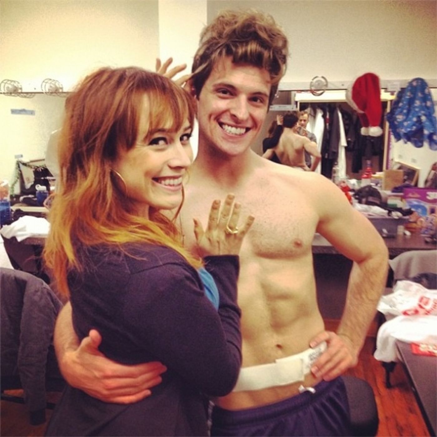 Photo Flash: Saturday Intermission Pics, Dec 15, Part 2 - More Heartfelt Newtown Tributes and Christmas Cheer!  Image