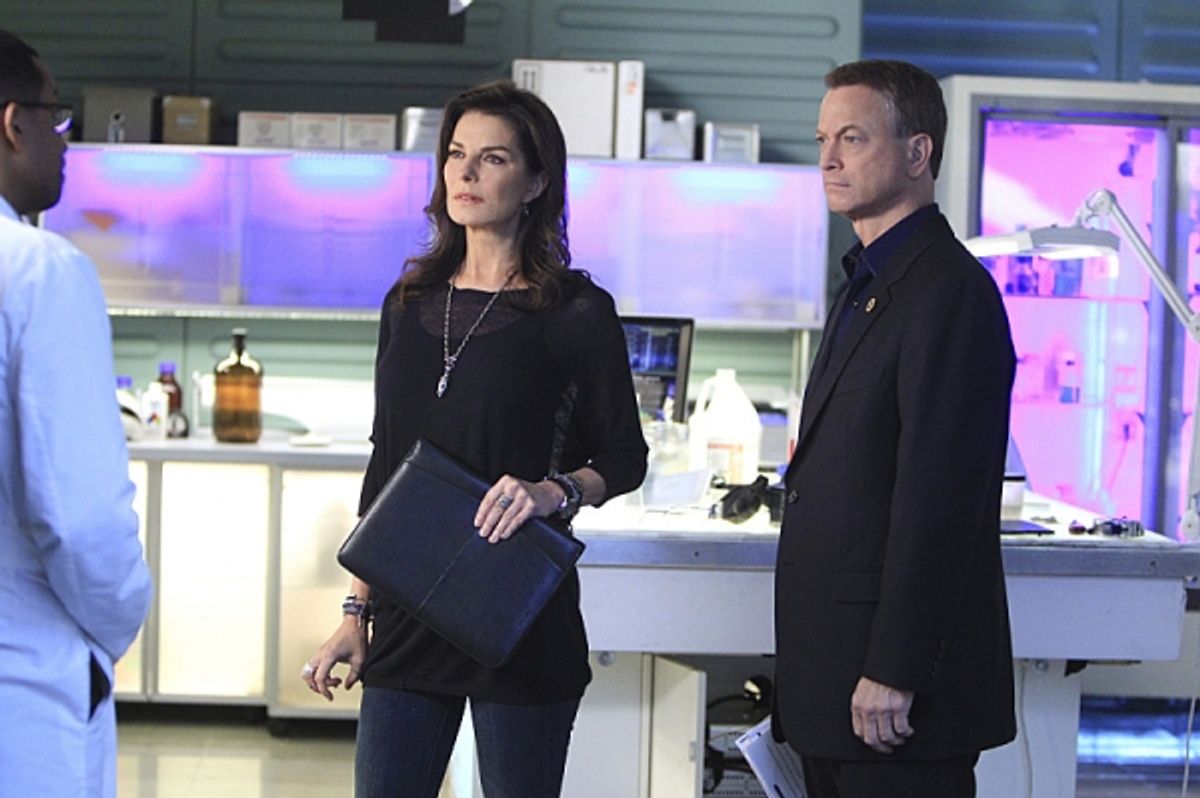 Sela Ward, Gary Sinise at 