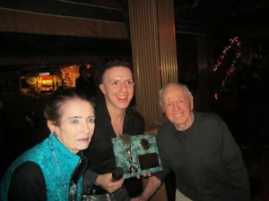 left to right: Margaret O'Brien, Peter Mac and Mickey Rooney @ BroadwayWorld left to right: Margaret O'Brien, Peter Mac and Mickey Rooney Photo