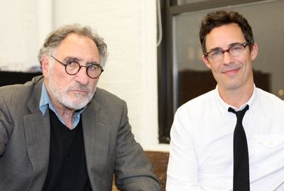 Judd Hirsch & Tom Cavanagh in rehearsal for 'Freud's Last Session'. Judd Hirsch as Si Photo