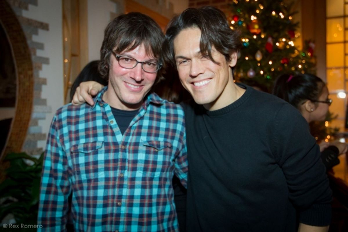 John Skibic, Mig Ayesa pose for BroadwayWorld (photo by Rex Romero) at 