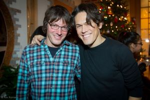 John Skibic, Mig Ayesa pose for BroadwayWorld (photo by Rex Romero) Photo