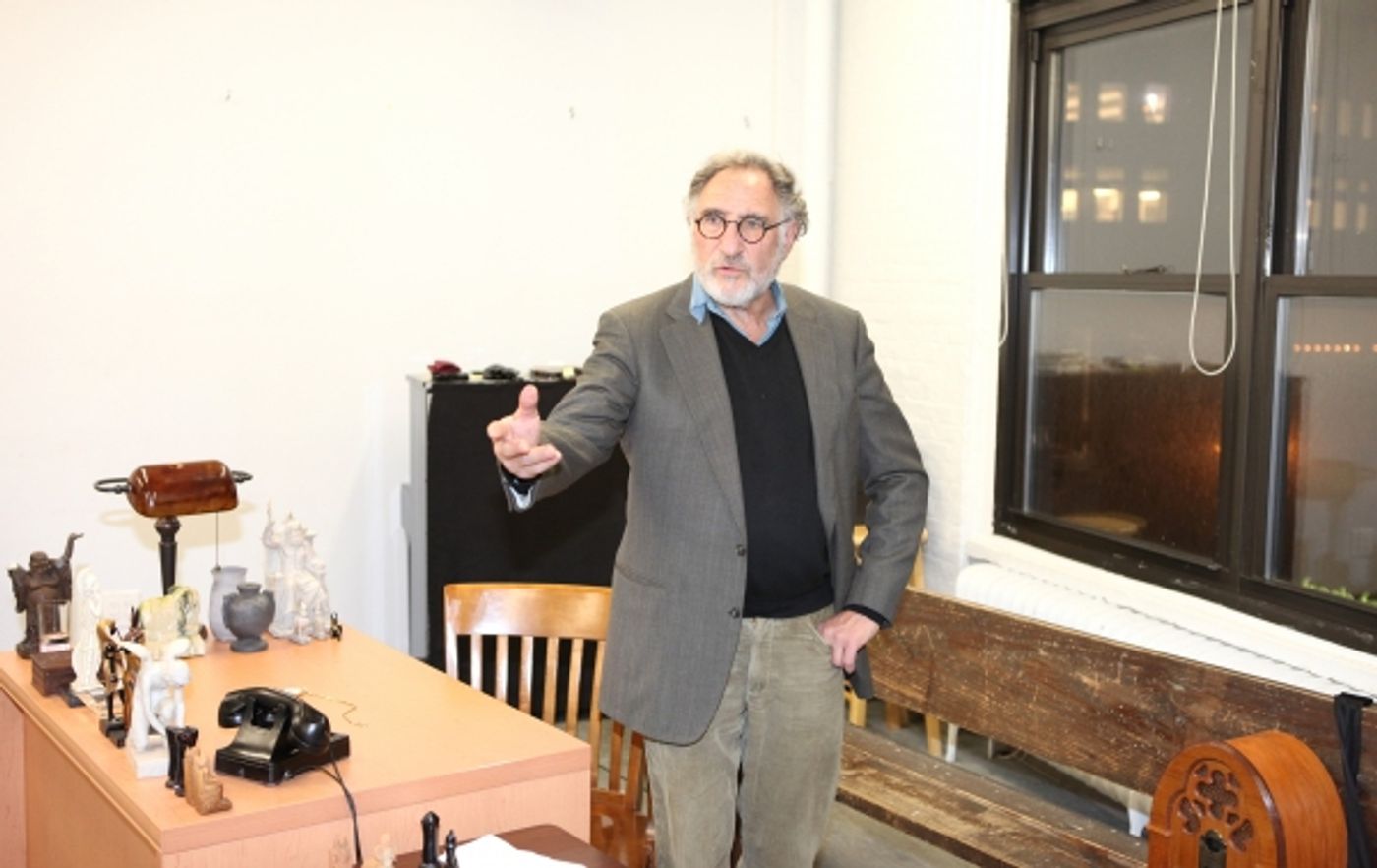 Photo Coverage: Tom Cavanagh & Judd Hirsch in Rehearsal for FREUD'S LAST SESSION  Image