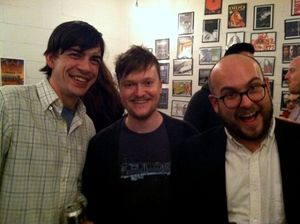 Bobby Moreno, Steve Boyer, and Robert Askins @ BroadwayWorld Bobby Moreno, Steve Boyer, and Robert Askins Photo