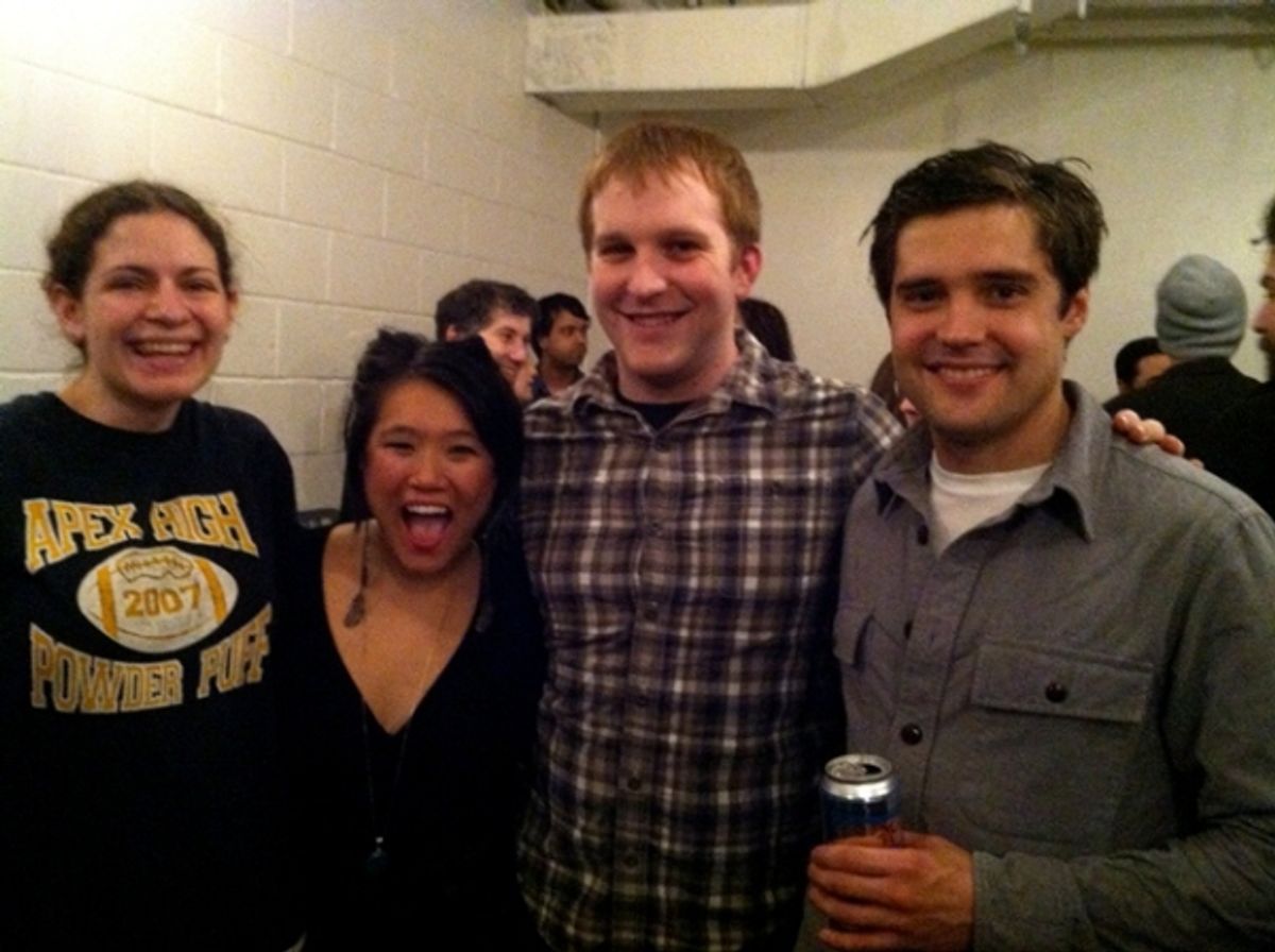 Kelly Burns, Diana Oh, Andrew Slater, and Joe Paulik at 