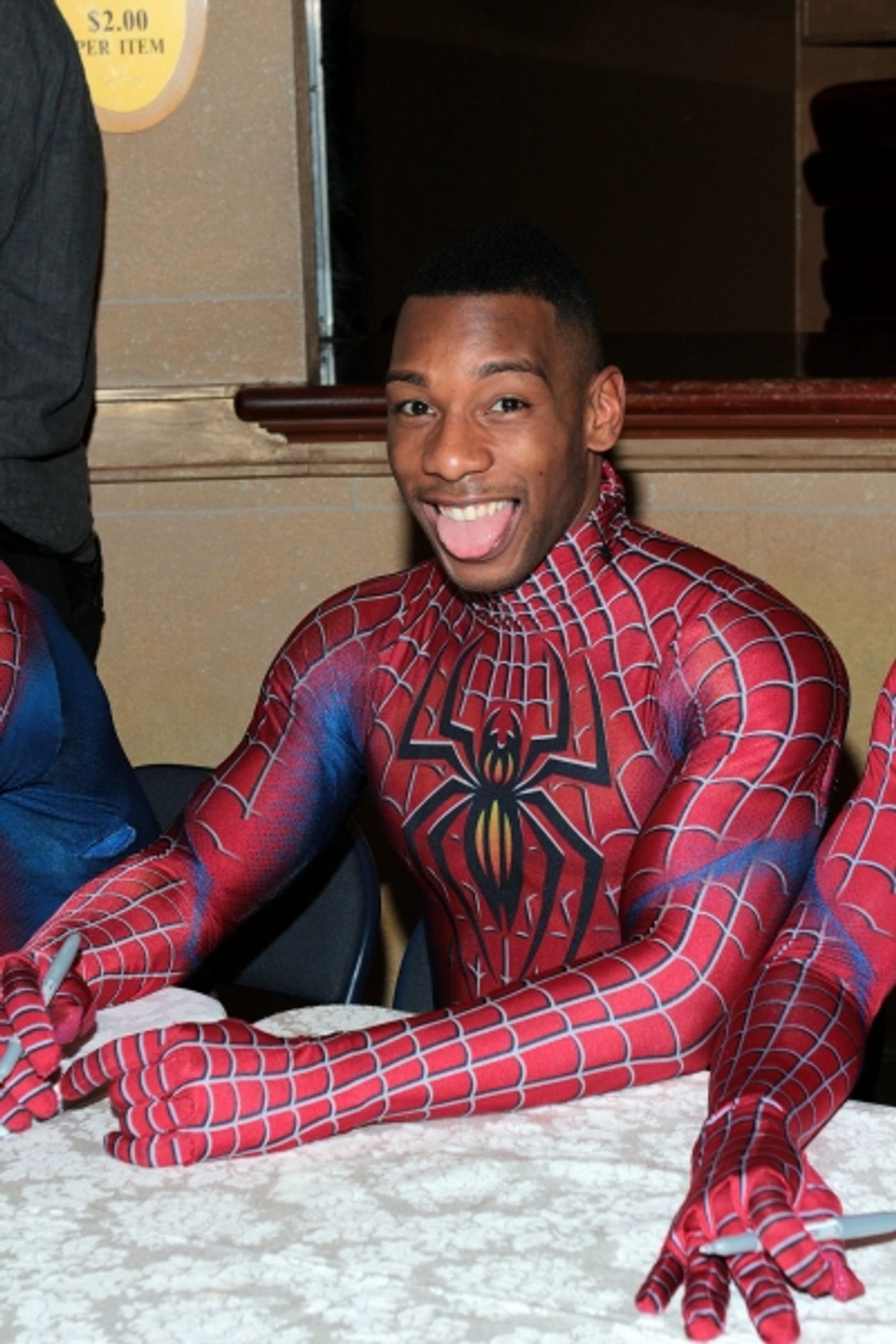 Photo Coverage: Reeve Carney & SPIDER-MAN Cast Sign 2013 Calendars! Photo Coverage: Reeve Carney & SPIDER-MAN Cast Sign 2013 Calendars! Image