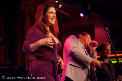 Jane Monheit and Clint Holmes Photo