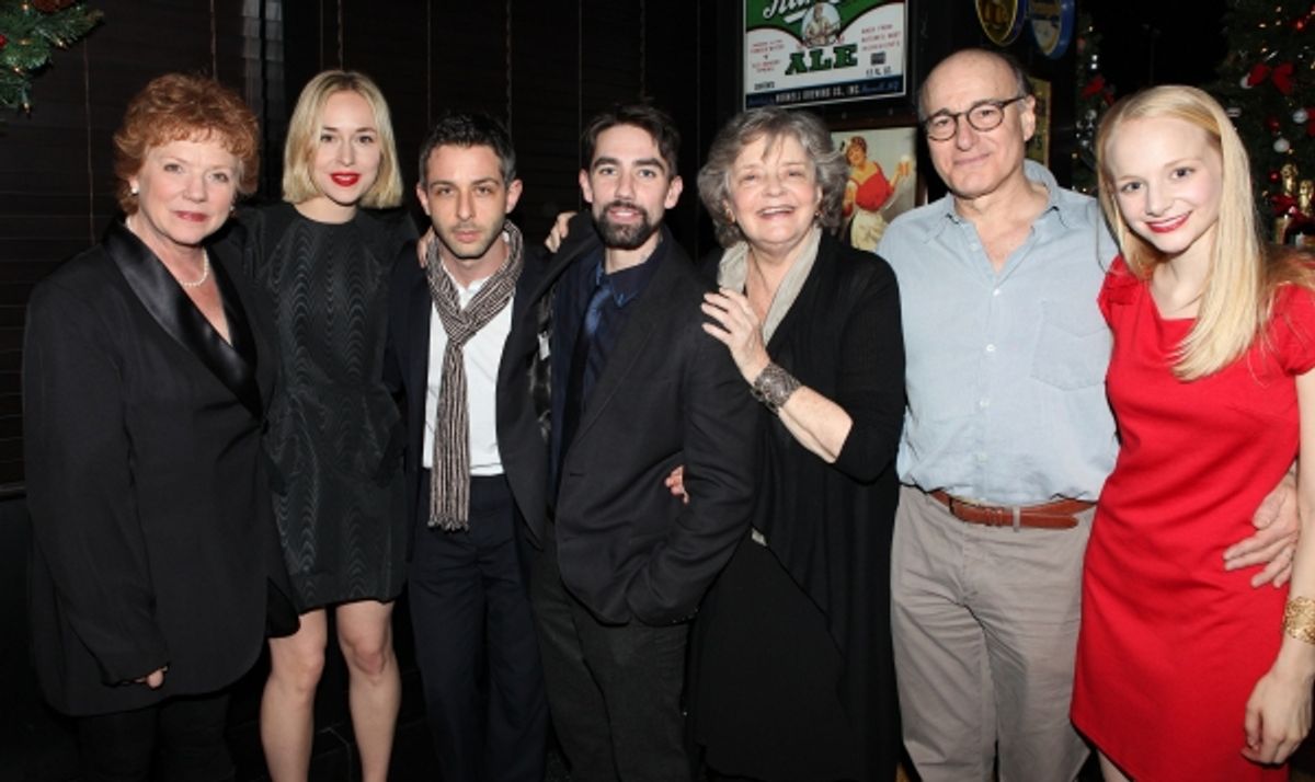 Becky Ann Baker, Sarah Goldberg, Jeremy Strong, Keith Nobbs, Joyce Van Patten, Peter Friedman, Erin Wilhelmi  at 