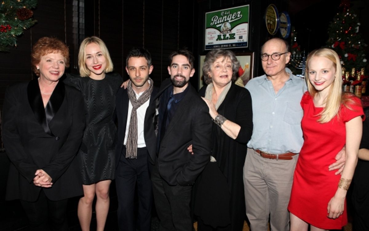 Becky Ann Baker, Sarah Goldberg, Jeremy Strong, Keith Nobbs, Joyce Van Patten, Peter Friedman, Erin Wilhelmi  at 