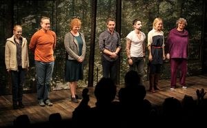 Erin Wilhwlmi, Peter Friedman, Becky Ann Baker, Jeremy Strong, Keith Nobbs, Sarah Gol Photo