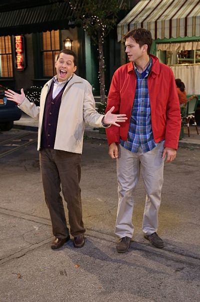 Jon Cryer, Ashton Kutcher Photo