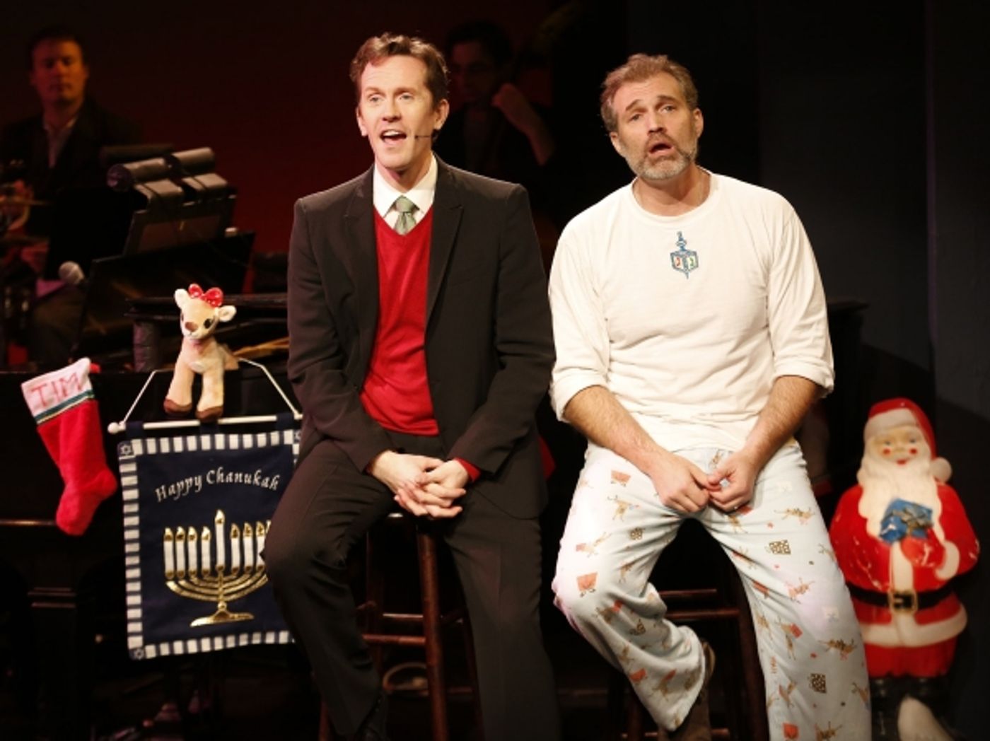 Photo Flash: First Look at Marc Kudisch and Jeffry Denman in THE HOLIDAY GUYS!  Image