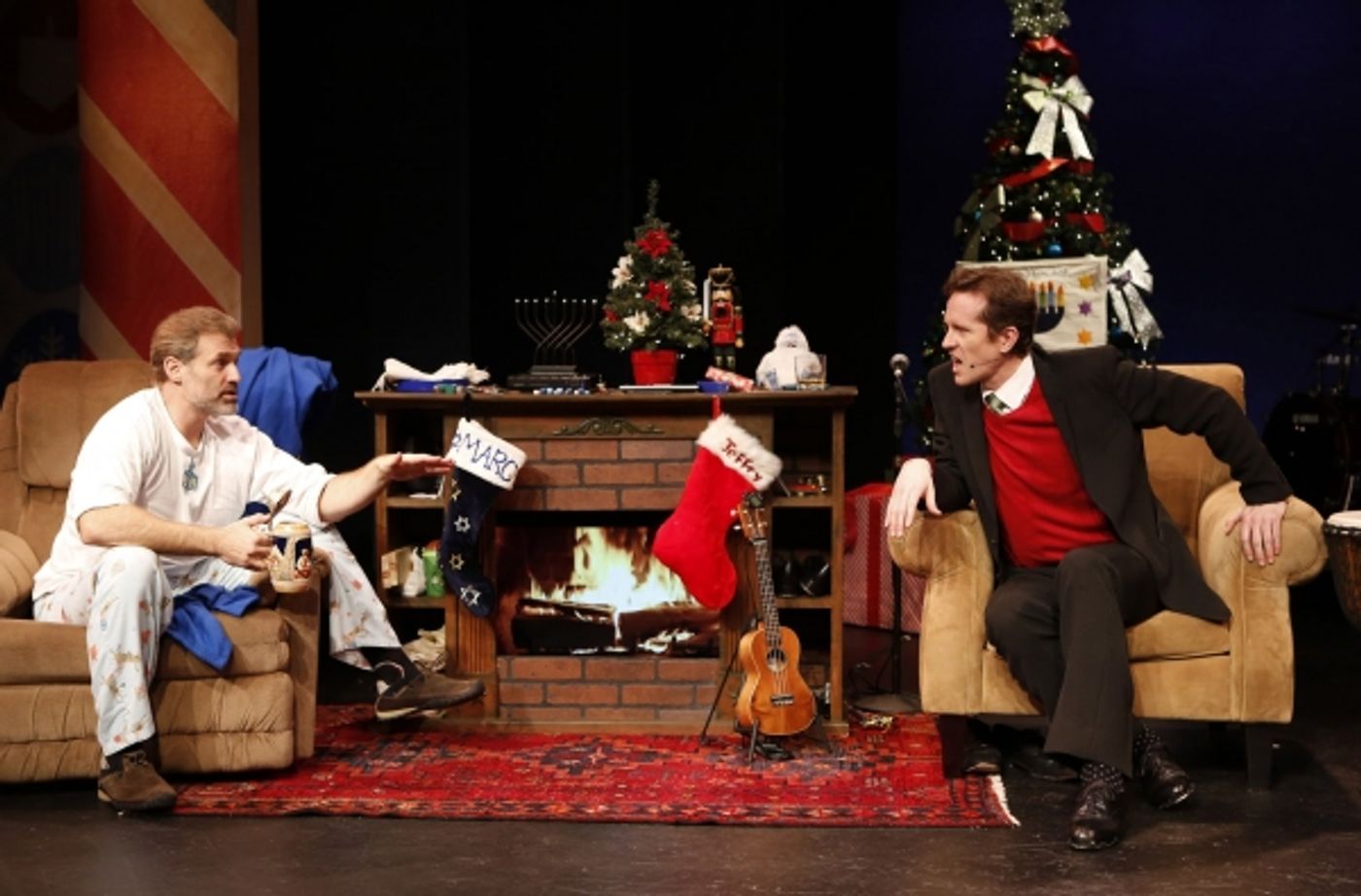 Photo Flash: First Look at Marc Kudisch and Jeffry Denman in THE HOLIDAY GUYS!  Image