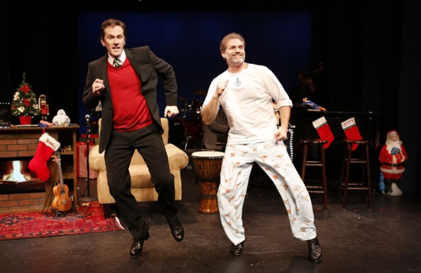 Photo Flash: First Look at Marc Kudisch and Jeffry Denman in THE HOLIDAY GUYS!  Image