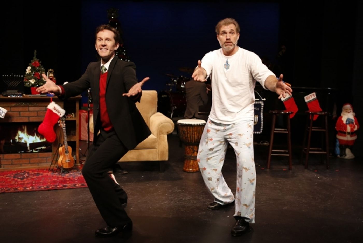Photo Flash: First Look at Marc Kudisch and Jeffry Denman in THE HOLIDAY GUYS!  Image