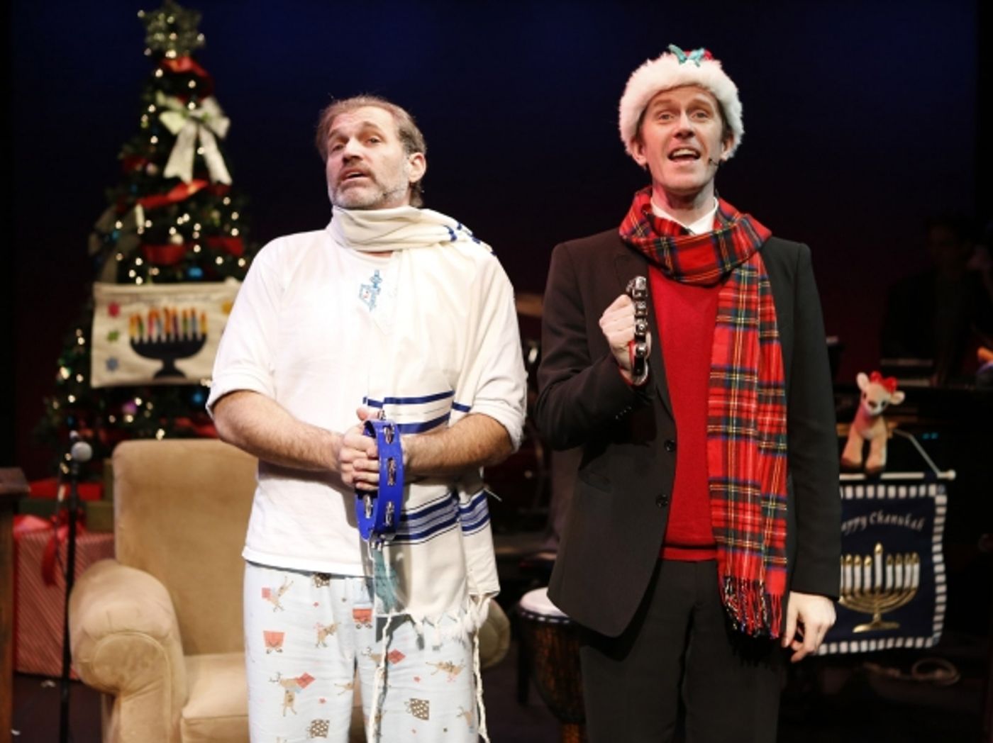 Photo Flash: First Look at Marc Kudisch and Jeffry Denman in THE HOLIDAY GUYS!  Image