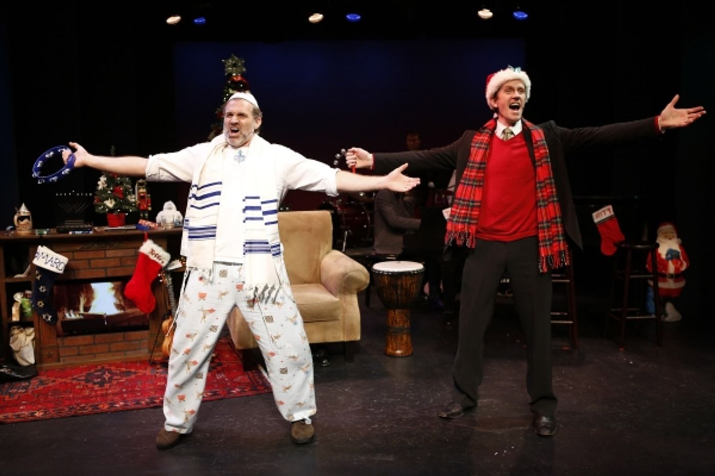 Photo Flash: First Look at Marc Kudisch and Jeffry Denman in THE HOLIDAY GUYS!  Image