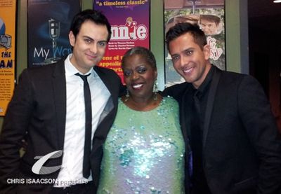 James Torme, Lillias White and David Hernandez at Upright Cabaret Photo