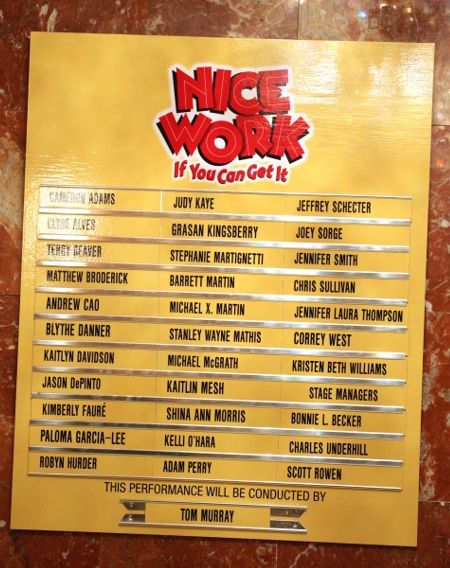 Photo Coverage: Blythe Danner Returns To Broadway in NICE WORK IF YOU CAN GET IT Image