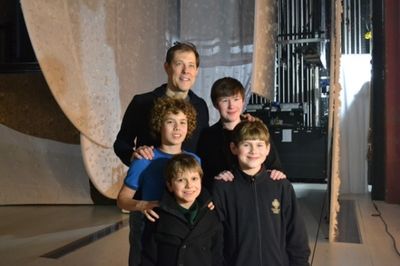 John Bolton (The Old Man) with Zac Ballard, Johnny Rabe, Jake Bennett Siegfried, and  Photo