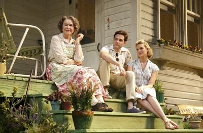 Ellen Burstyn, Ben Rappaport and Maggie Grace Photo