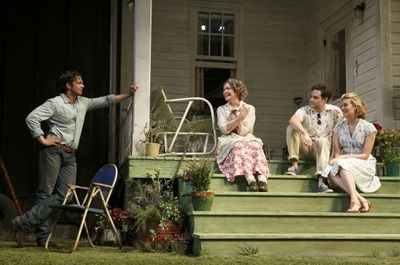 Sebastian Stan, Ellen Burstyn, Ben Rappaport and Maggie Grace Photo