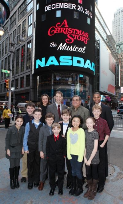 Dan lauria, John Bolton & Johnny Rabe  and the cast  Photo