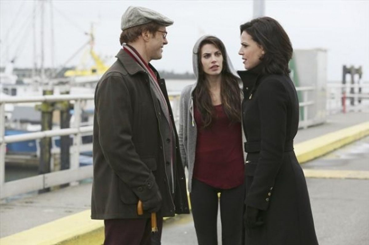 RAPHAEL SBARGE, MEGHAN ORY, LANA PARRILLA at 