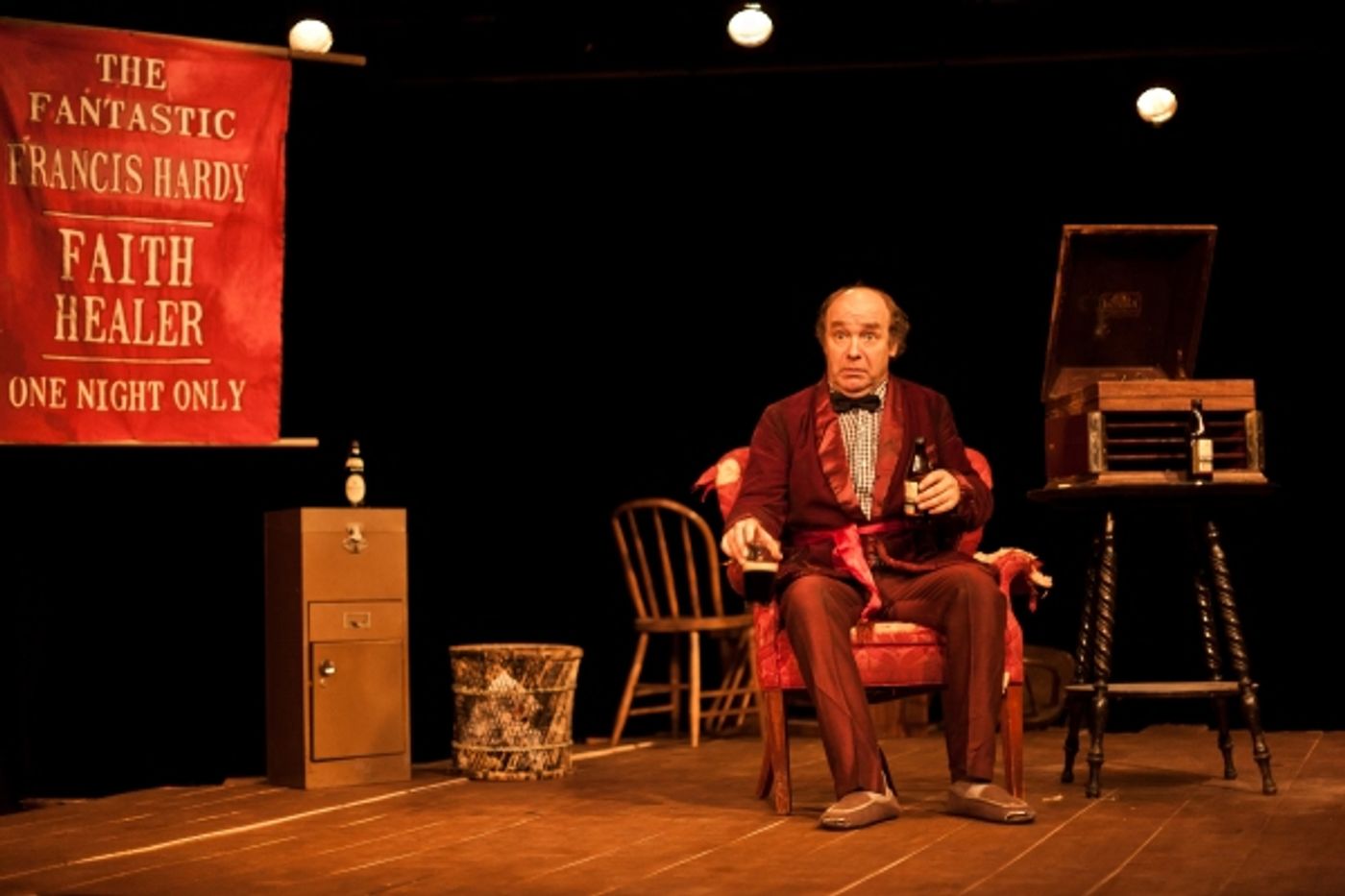 Photo Flash: First Look at Si Osborne, Lia D. Mortensen and More in Den Theatre's FAITH HEALER  Image