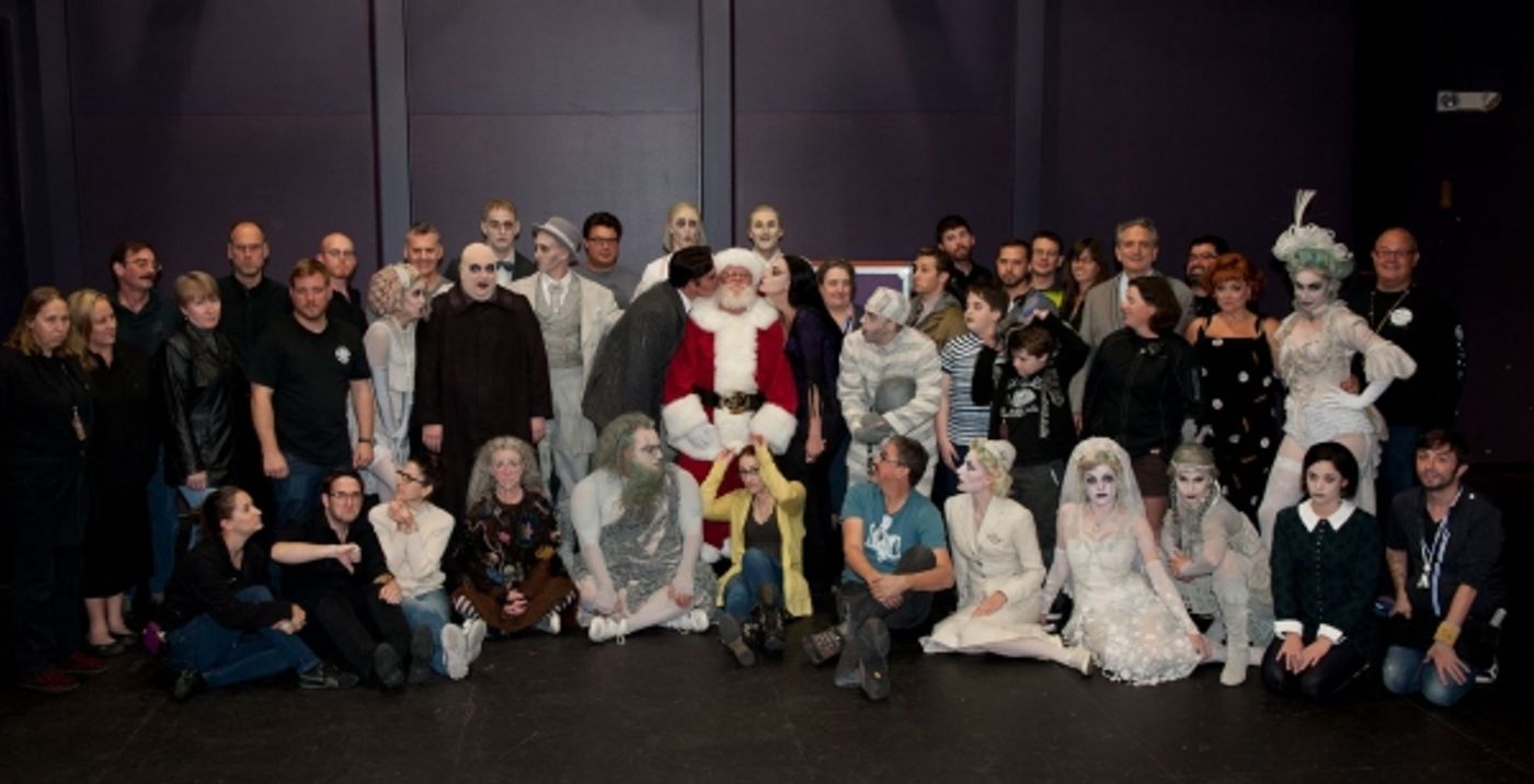Photo Flash: Santa Visits THE ADDAMS FAMILY at Segerstrom Center  Image