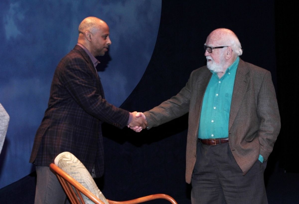 Ruben Santiago-Hudson, Ed Asner at 