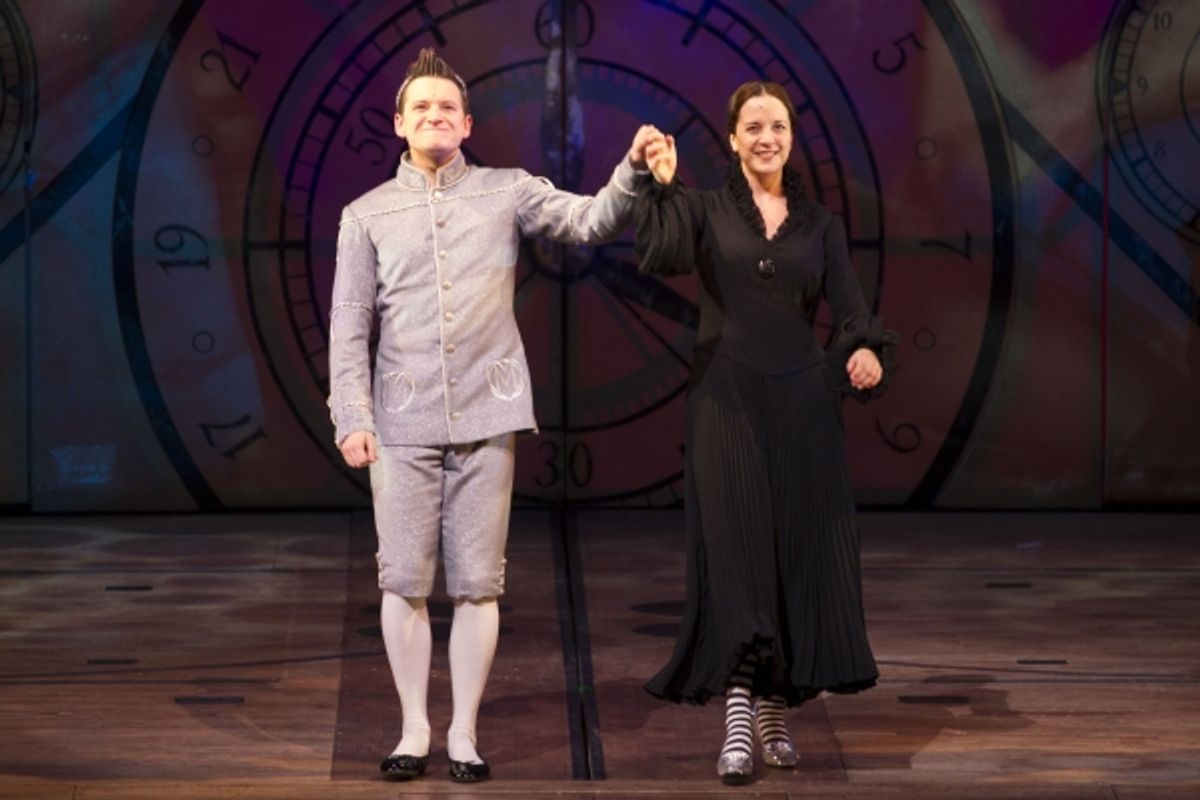Sam Lupton as Boq and Katie Rowley Jones as Nessarose at 