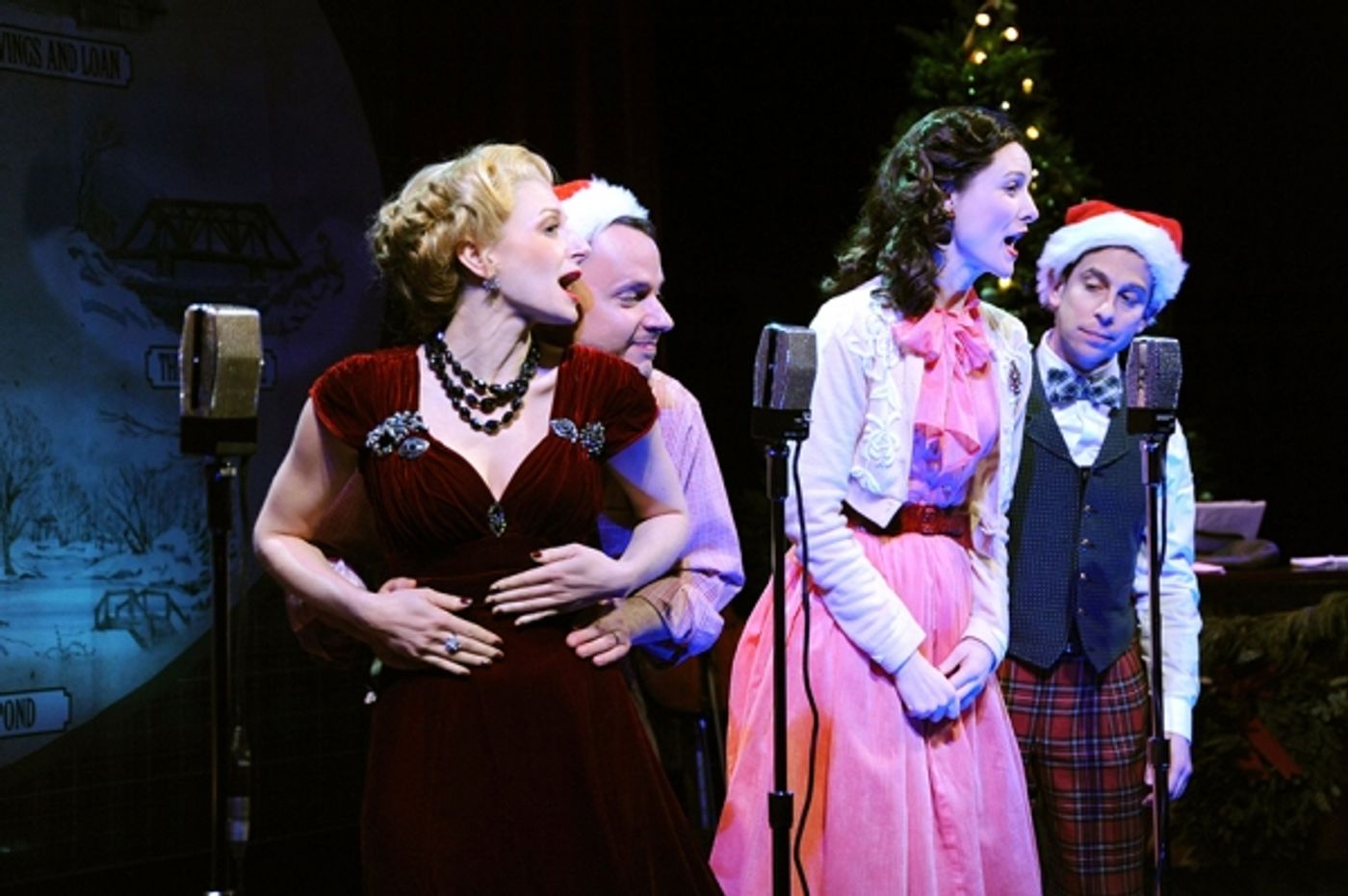Photo Flash: First Look at Justin Guarini, Lauren Molina, Jill Paice and More in Bucks County's IT'S A WONDERFUL LIFE  Image